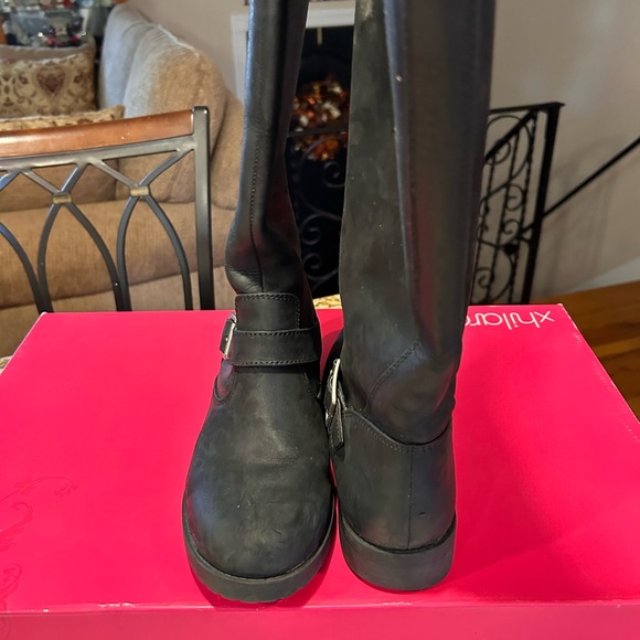 Target Xhilaration Leather Upper Boots size 9 - Picture 4 of 6